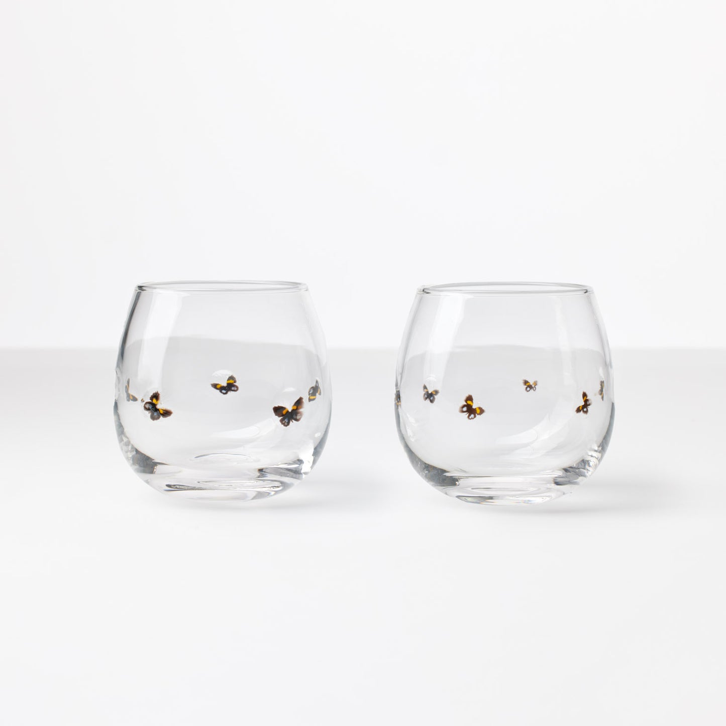 Butterfly Wine Glass