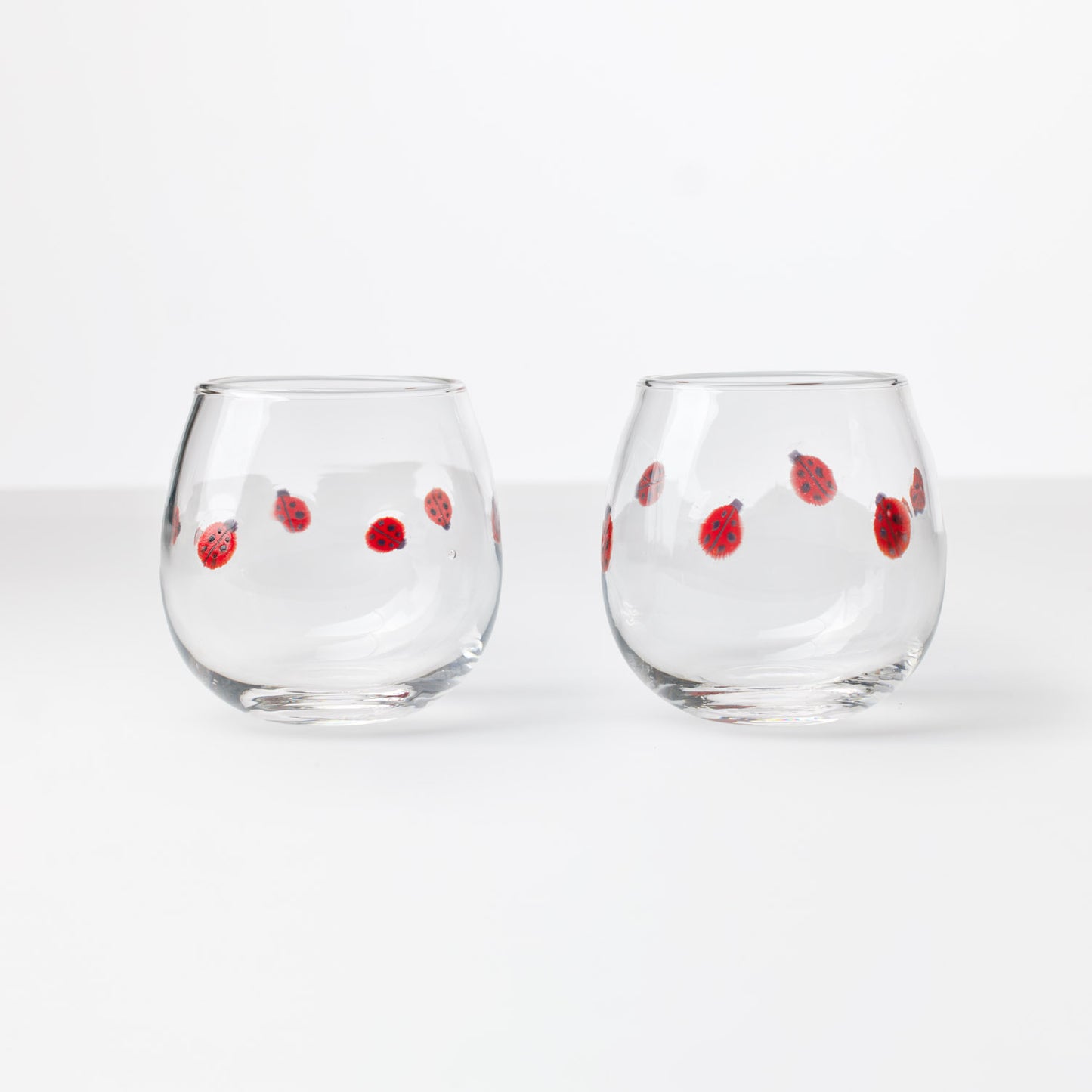 Ladybug Wine Glass