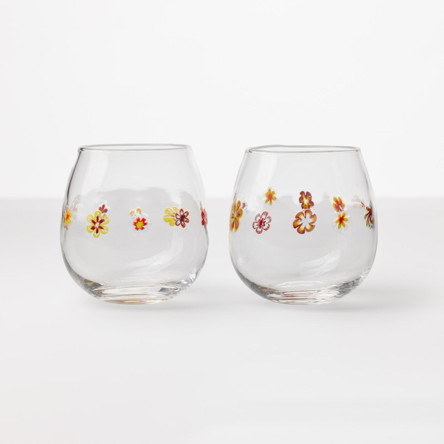 Flower Wine Glass