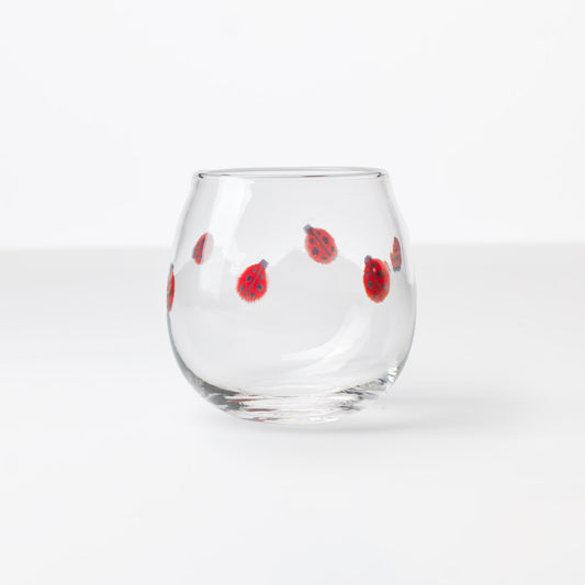 Ladybug Wine Glass