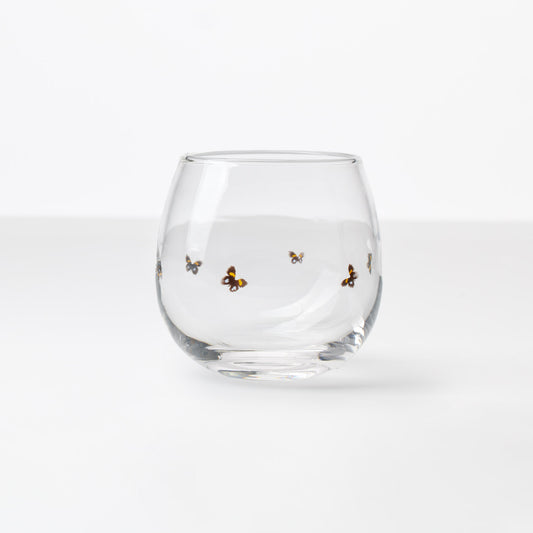 Butterfly Wine Glass