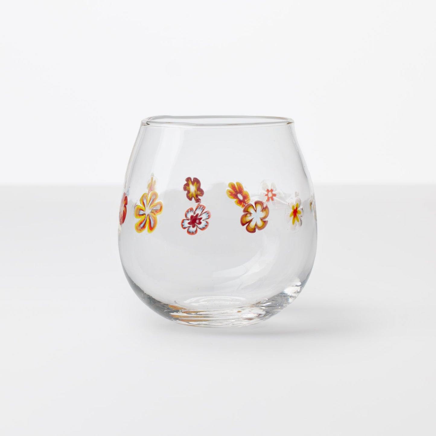 Flower Wine Glass